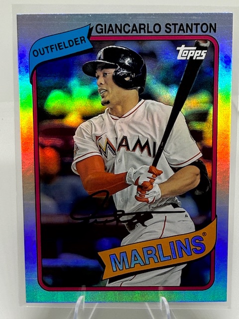 2014 Topps Archives - Silver Giancarlo Stanton #70 SN99 front