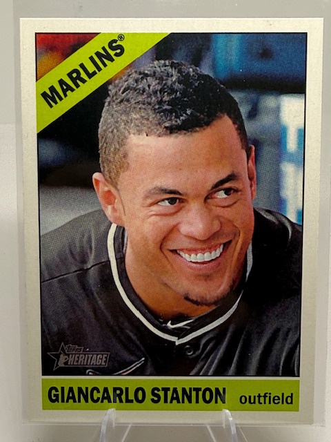2015 Topps Heritage Giancarlo Stanton #426 SP front