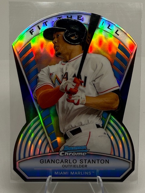 2013 Bowman Chrome - Fit the Bill Giancarlo Stanton #FTB-GS SN99 front
