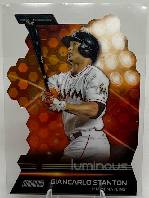 2014 Stadium Club - Triumvirates Luminous Giancarlo Stanton #T3C front
