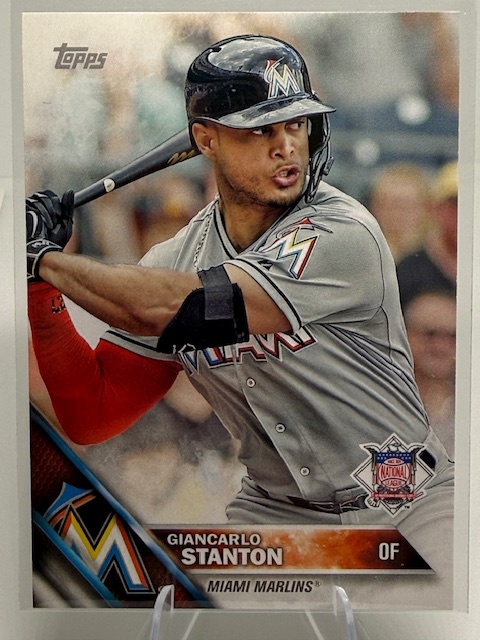 2016 Topps National League Standouts Giancarlo Stanton #NL-8 front