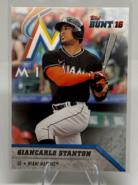 2016 Topps Bunt Giancarlo Stanton #115 front