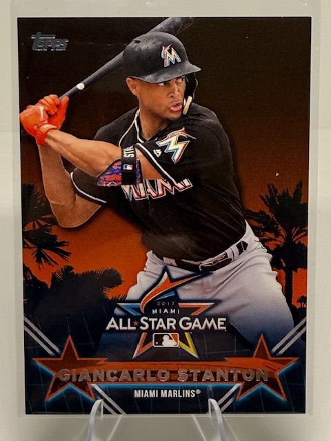 2017 Topps All-Star FanFest Wrapper Redemption Giancarlo Stanton #ASG-6 front