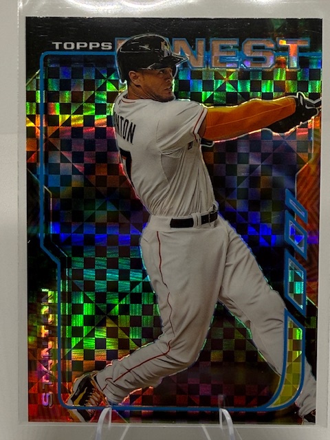 2014 Finest - X-Fractor Giancarlo Stanton #83 front