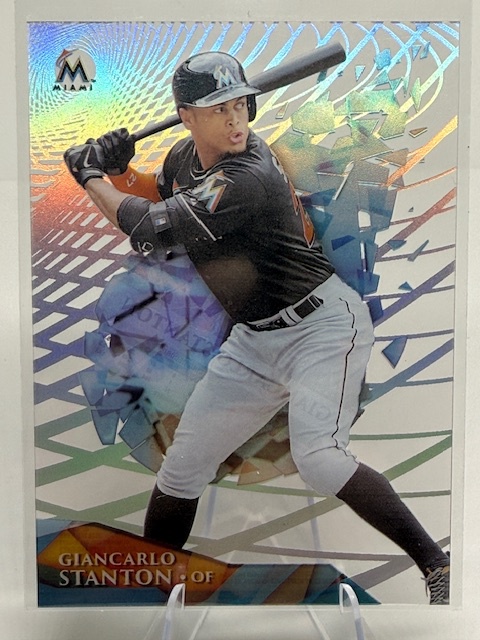 2014 Topps High Tek - Grid Pattern Giancarlo Stanton #HT-GST front