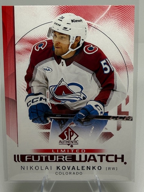 2024-25 SP Authentic - Limited Red Nikolai Kovalenko #159 front
