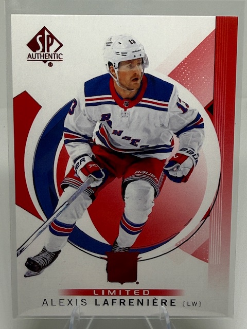 2024-25 SP Authentic - Limited Red Alexis Lafreniere #36 front