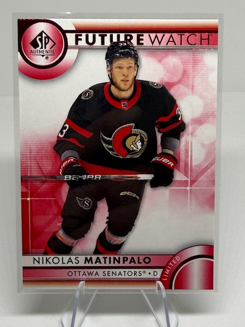 2023-24 SP Authentic - Limited Red Nikolas Matinpalo #179 front