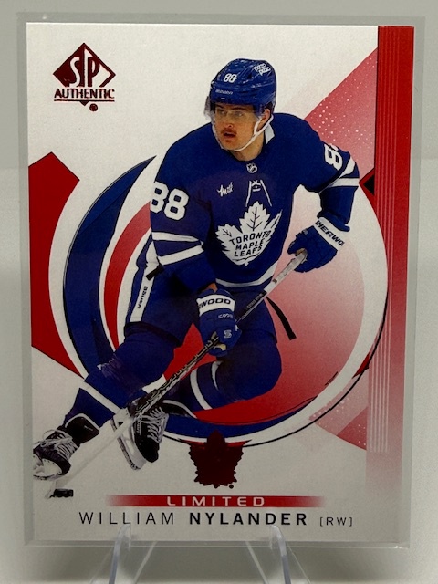 2024-25 SP Authentic - Limited Red William Nylander #82 front