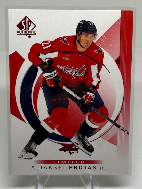 2024-25 SP Authentic - Limited Red Aliaksei Protas #70 front
