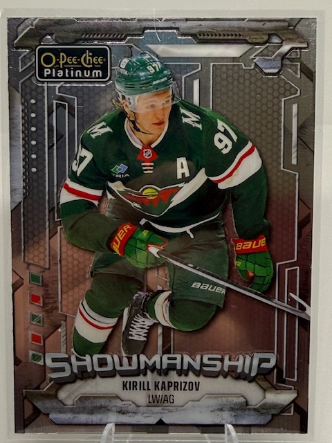 2024-25 O-Pee-Chee Platinum - Showmanship Kirill Kaprizov #S-13 front