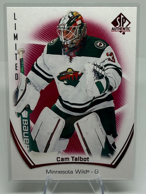 2021-22 SP Authentic - Limited Red Cam Talbot #7 front