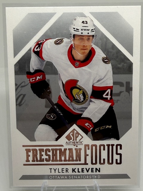 2023-24 SP Authentic - Freshman Focus Tyler Kleven #FF-22 front