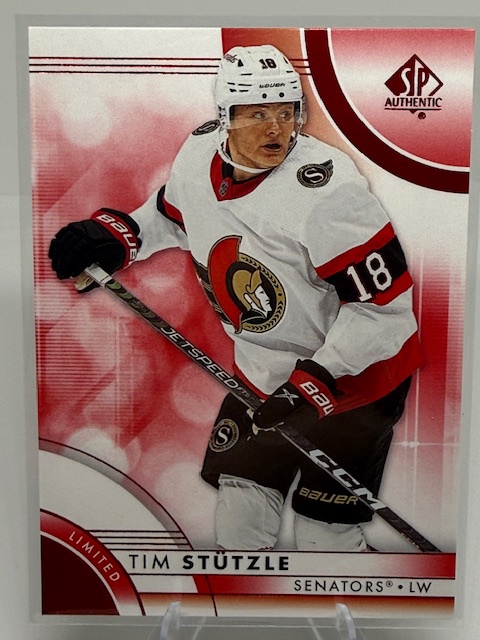 2024-25 SP Authentic - Limited Red Tim Stutzle #44 front