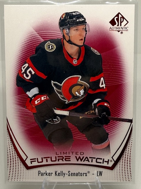 2021-22 SP Authentic - Limited Red Parker Kelly #140 front