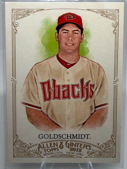 2012 Topps Allen & Ginter Paul Goldschmidt #24 front
