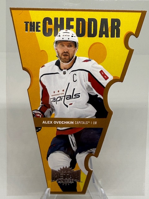 2021-22 SkyBox Metal Universe - The Cheddar Alex Ovechkin #TC-25 front