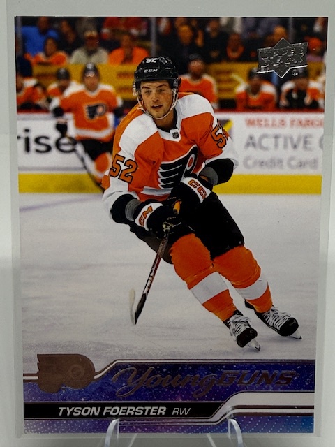 2023-24 Upper Deck Tyson Foerster #225 RC front