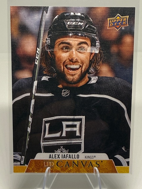 2020-21 Upper Deck - UD Canvas Alex Iafallo #C160 front