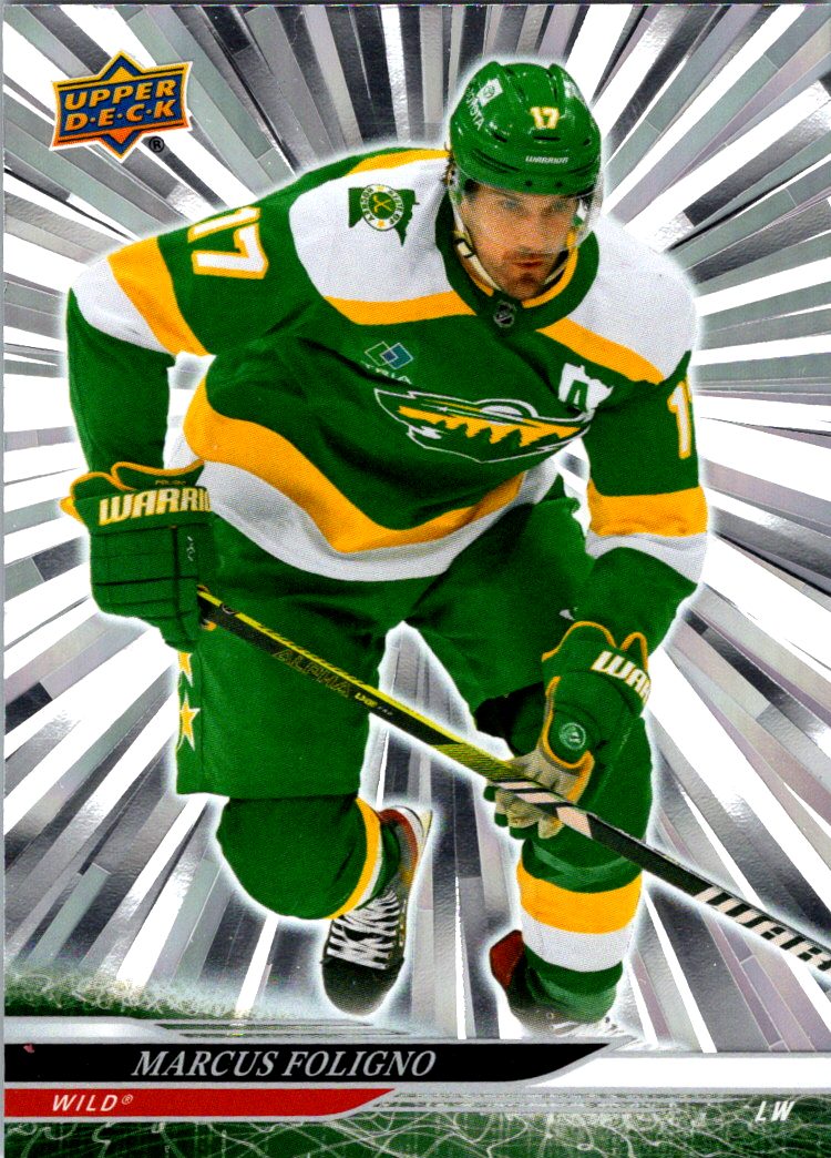 2024-25 Upper Deck - Outburst Silver Marcus Foligno #334 front