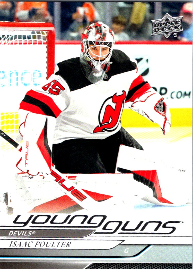 2024-25 Upper Deck Isaac Poulter #494 RC front