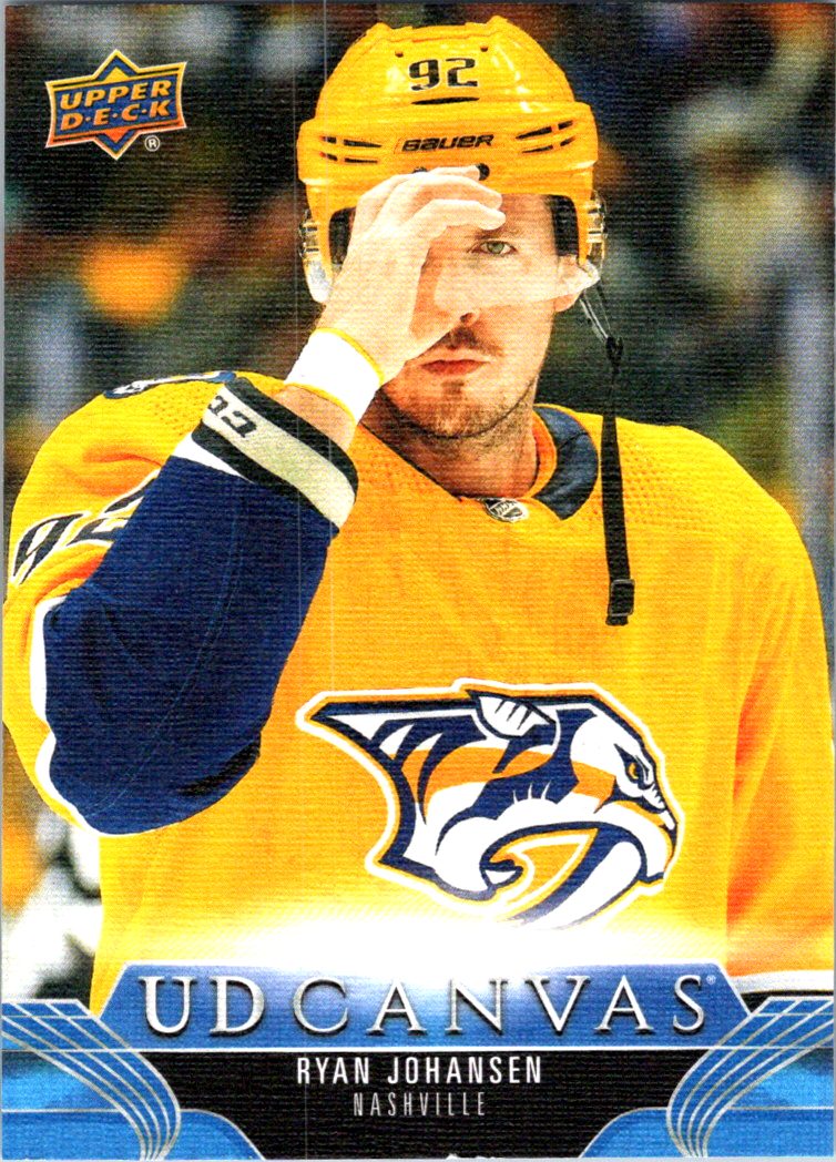 2023-24 Upper Deck - UD Canvas Ryan Johansen #C46 front