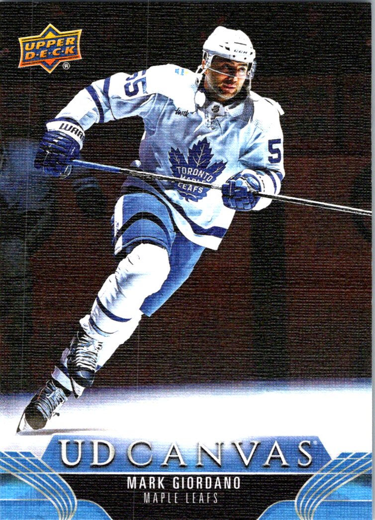 2023-24 Upper Deck - UD Canvas Mark Giordano #C196 front