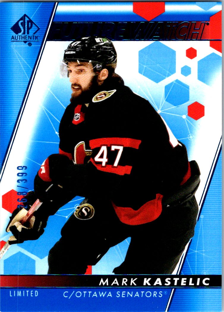 2022-23 SP Authentic - Limited Blue Mark Kastelic #136 SN399 front