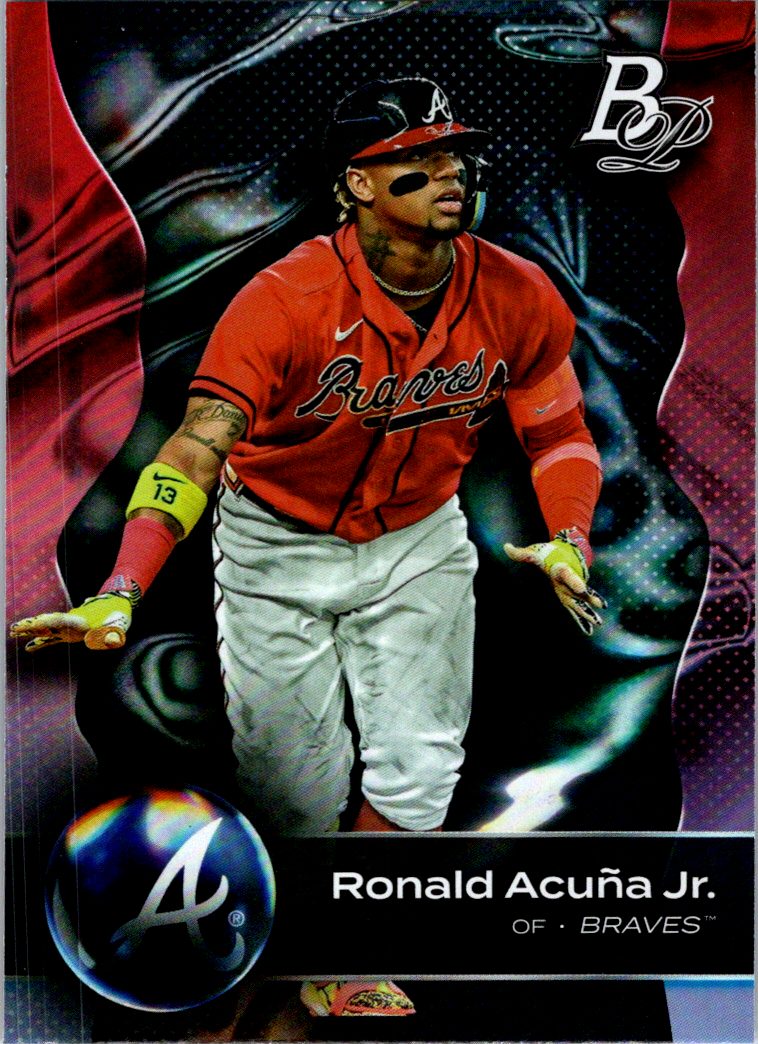 2023 Bowman Platinum Ronald Acuña Jr. #47 front