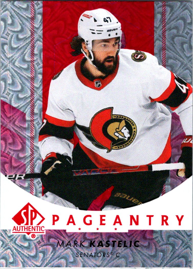 2022-23 SP Authentic - Pageantry Red Mark Kastelic #P-83 front