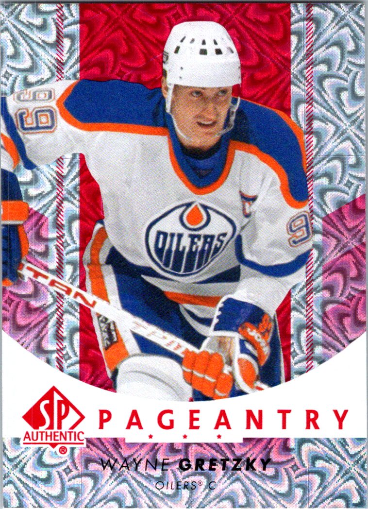 2022-23 SP Authentic - Pageantry Red Wayne Gretzky #P-60 front