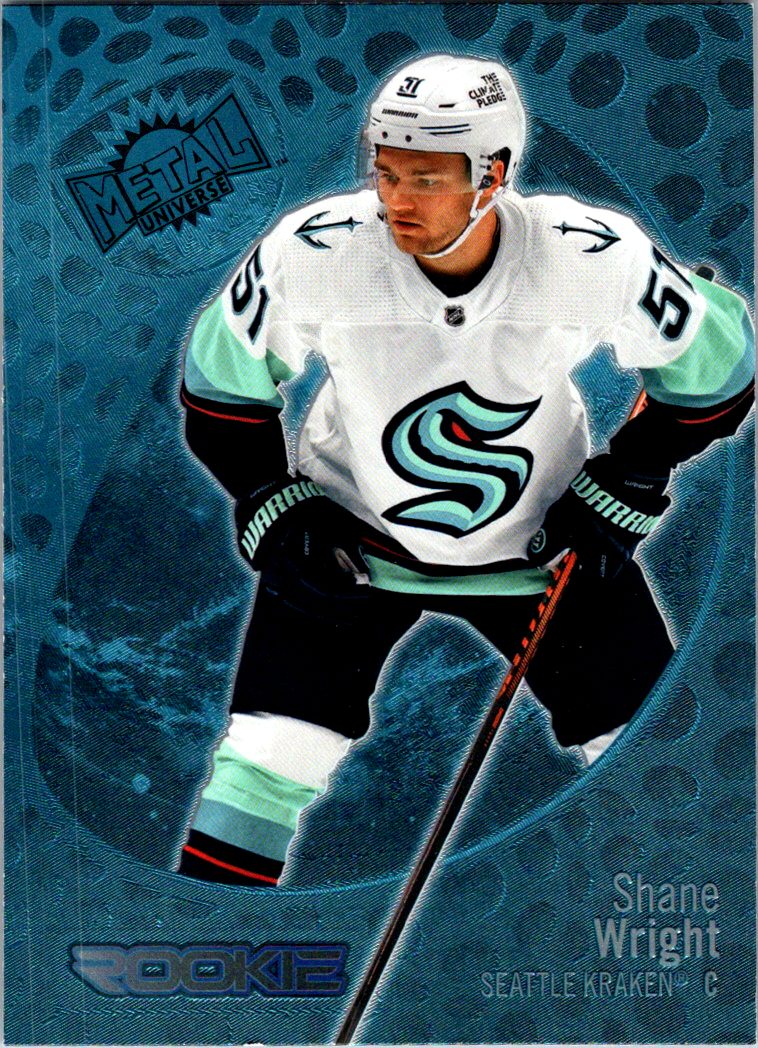 2022-23 SkyBox Metal Universe - Spectrum FX Blue Shane Wright #152 front