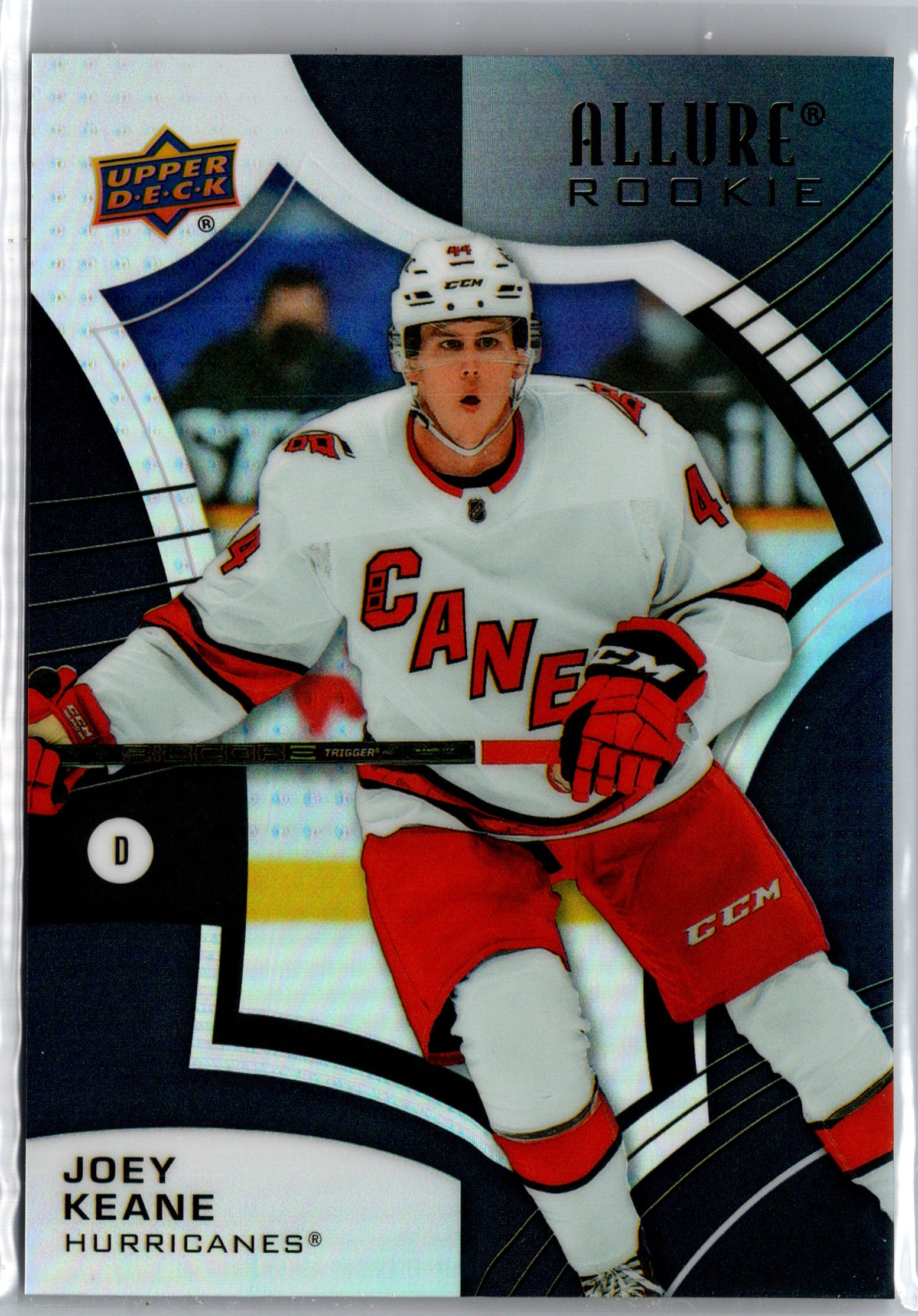 2021-22 Upper Deck Allure - Black Rainbow Joey Keane #112 front