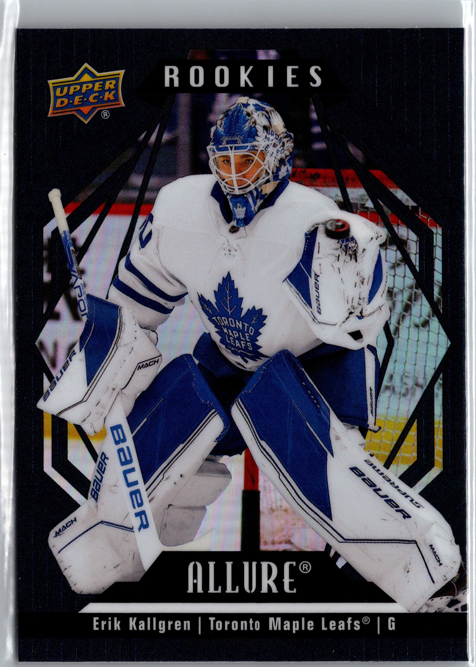 2022-23 Upper Deck Allure - Black Rainbow Erik Kallgren #115 front