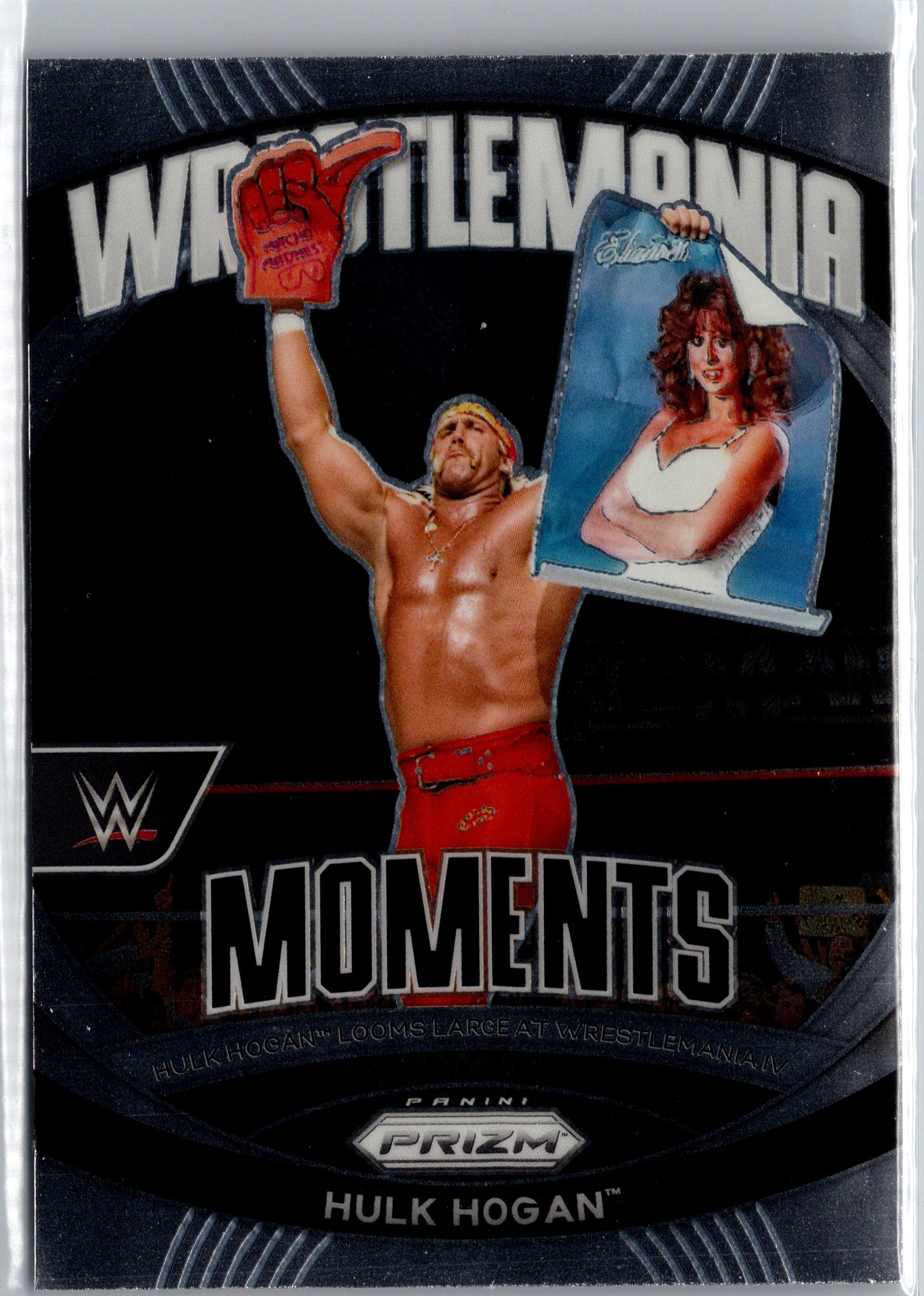 2024 Panini Prizm WWE - WrestleMania Moments Hulk Hogan #21 front
