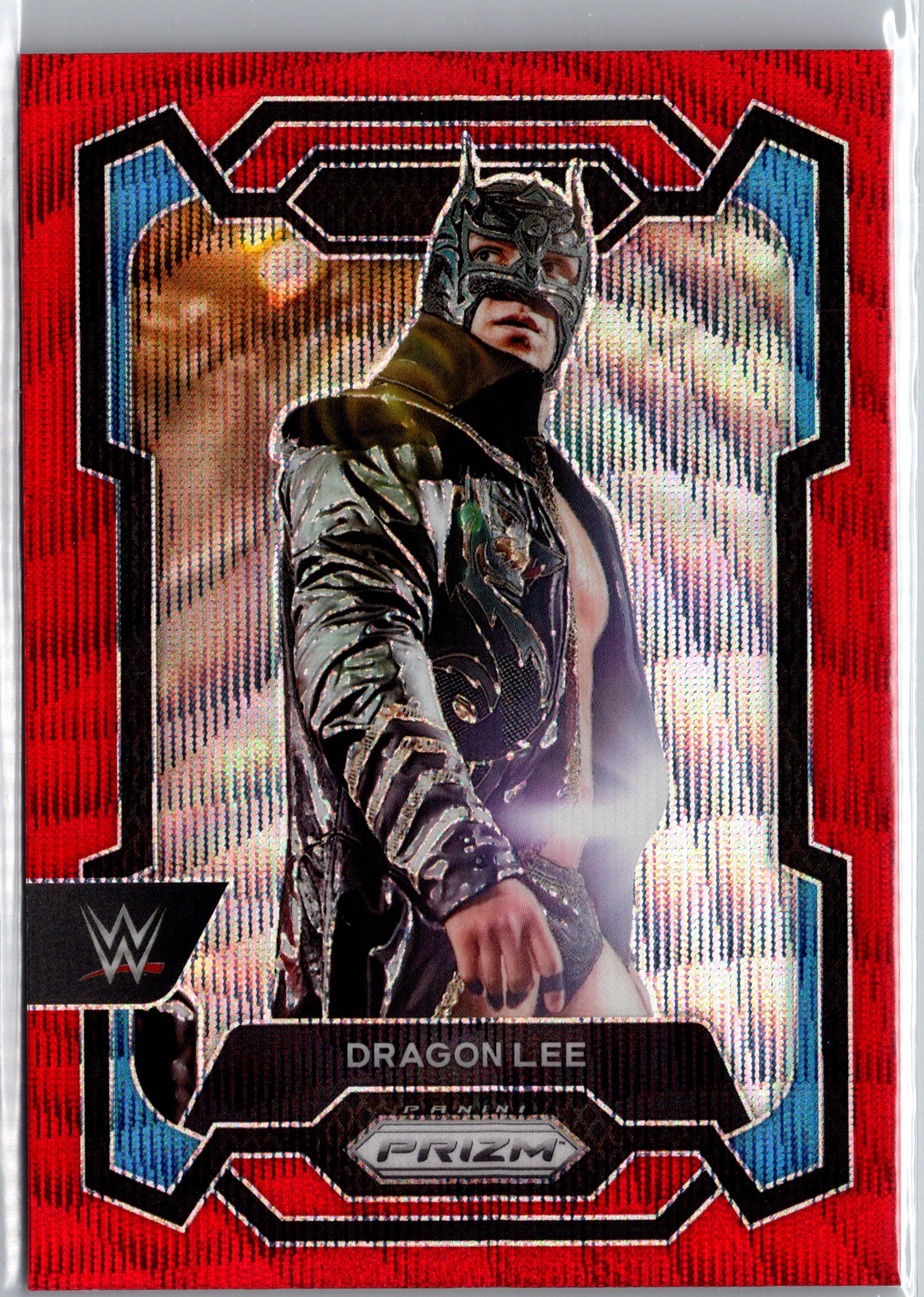 2024 Panini Prizm WWE - Ruby Wave Prizms Dragon Lee #172 front