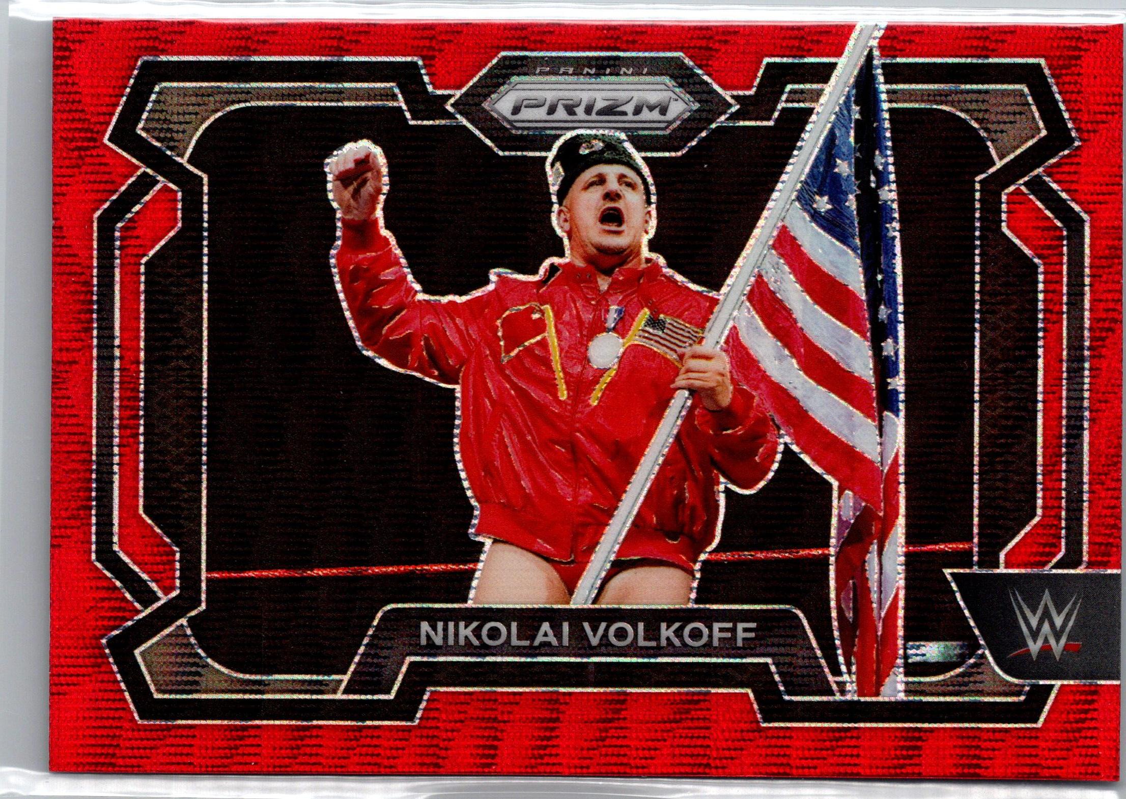 2024 Panini Prizm WWE - Ruby Wave Prizms Nikolai Volkoff #55 front