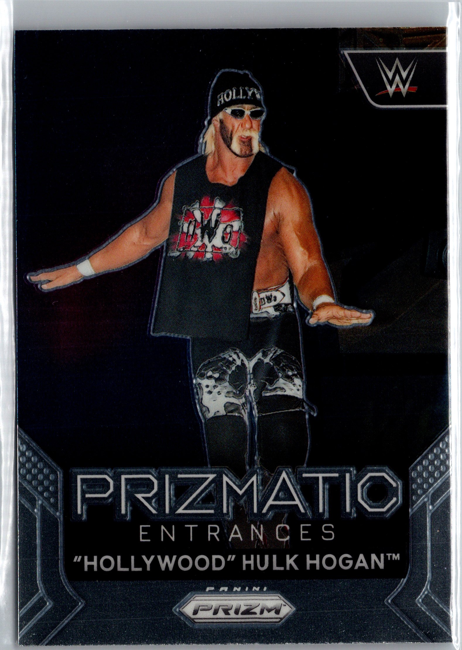 2024 Panini Prizm WWE - Prizmatic Entrances "Hollywood" Hulk Hogan #17 front
