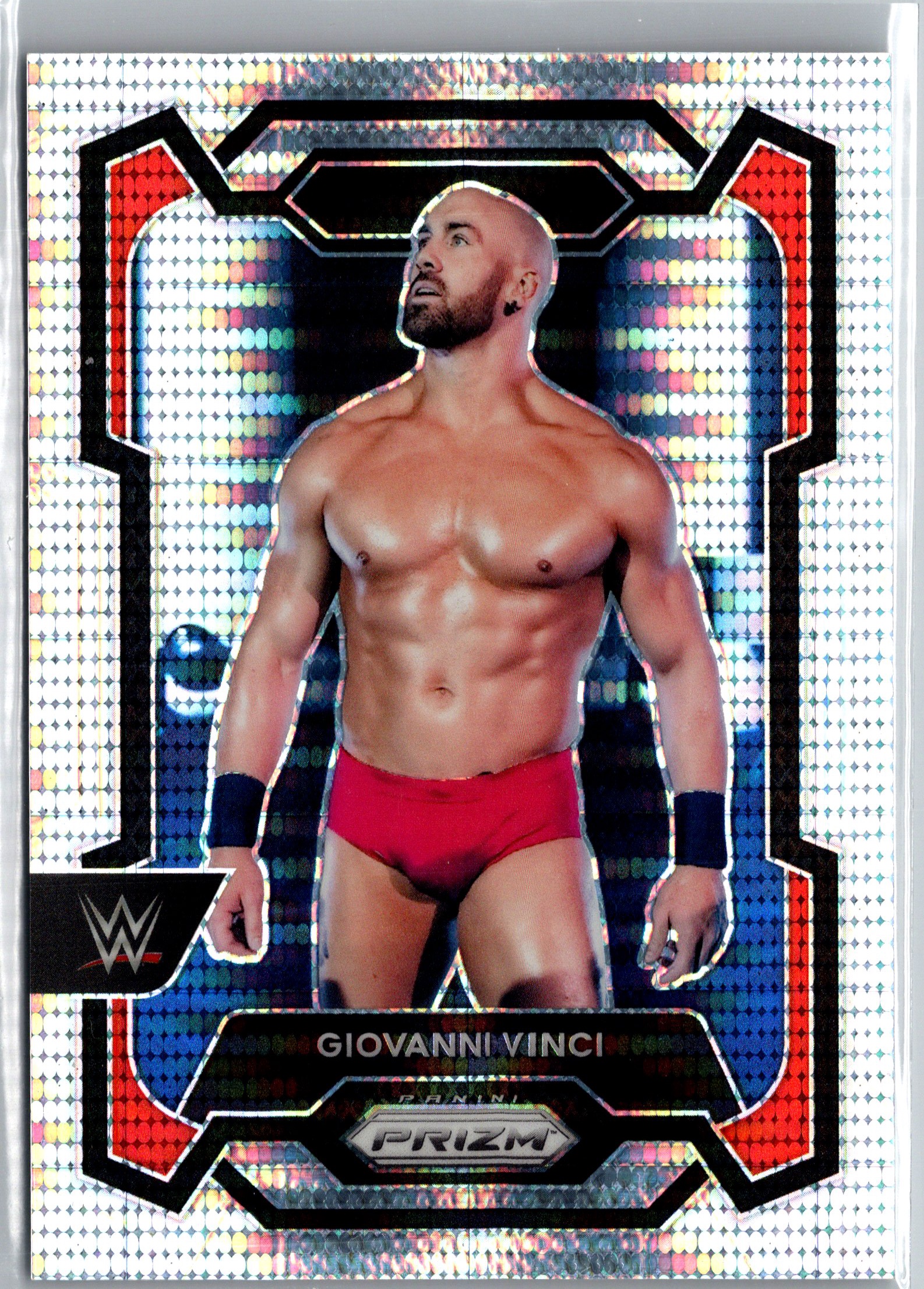2024 Panini Prizm WWE - Pulsar Prizms Giovanni Vinci #144 SN499 front