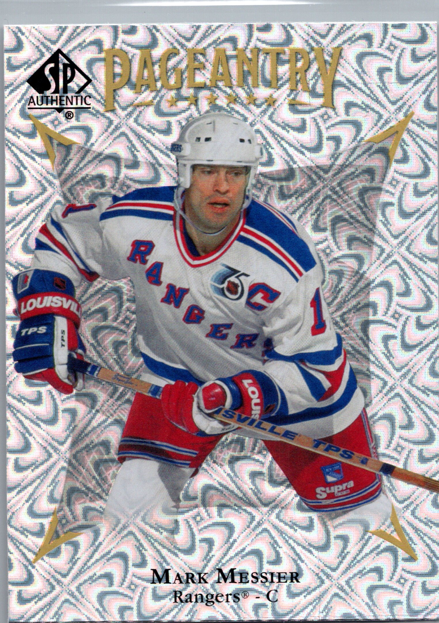 2021-22 SP Authentic - Pageantry Mark Messier #P-83 front