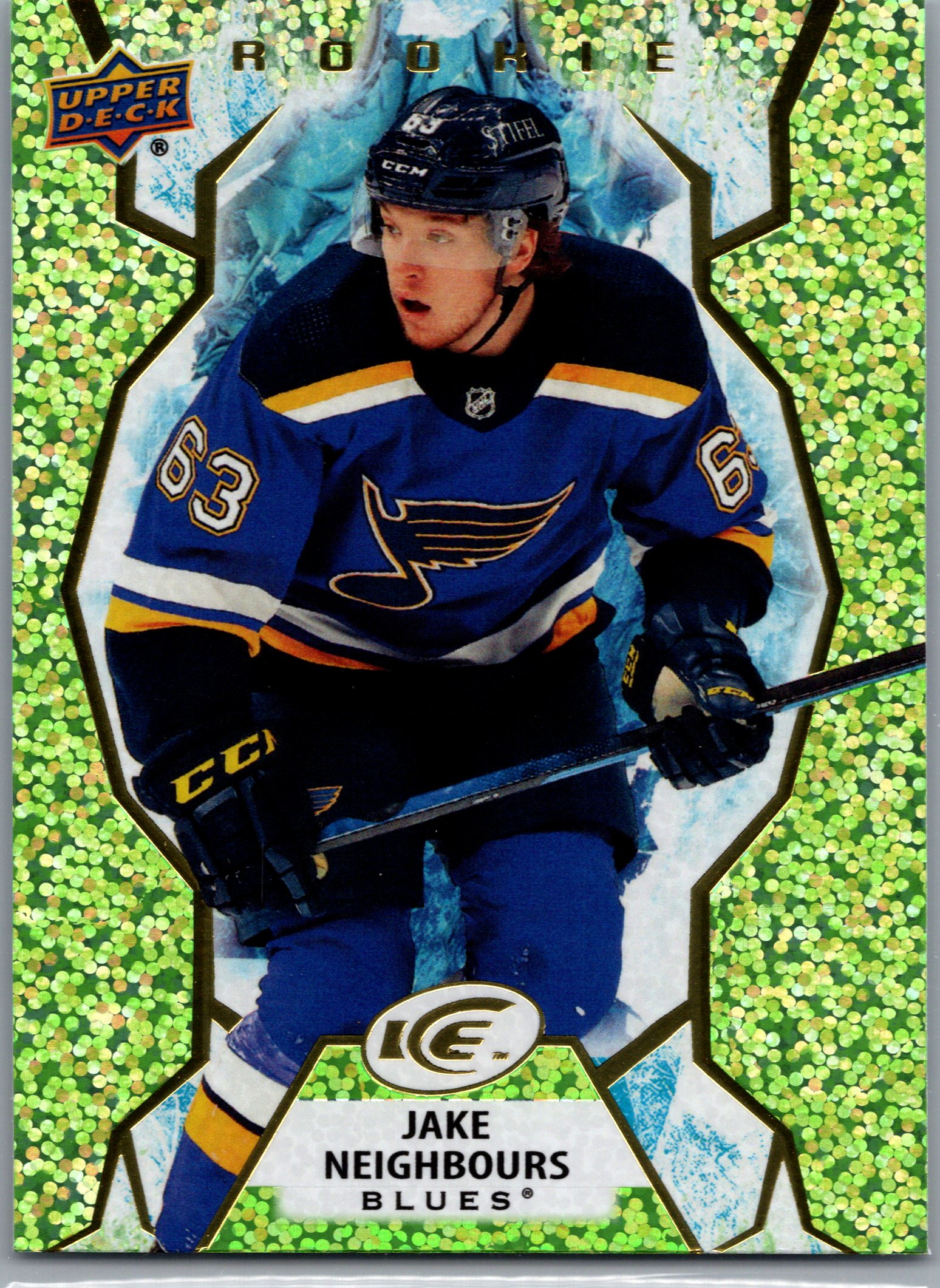 2021-22 Upper Deck Ice - Green Jake Neighbours #134 front