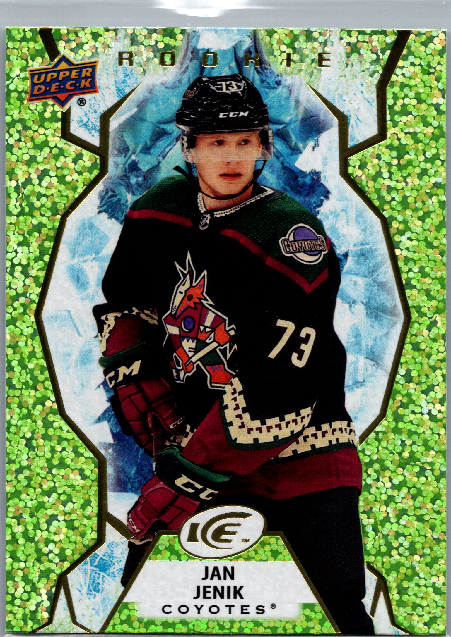 2021-22 Upper Deck Ice - Green Jan Jenik #117 front