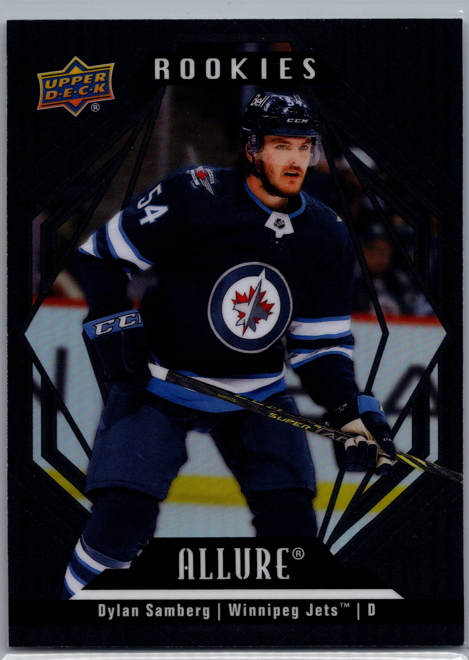 2022-23 Upper Deck Allure - Black Rainbow Dylan Samberg #139 front