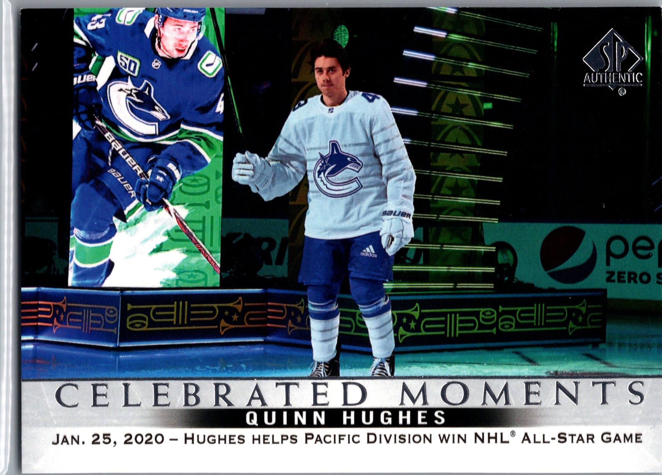2020-21 SP Authentic Quinn Hughes #103 front