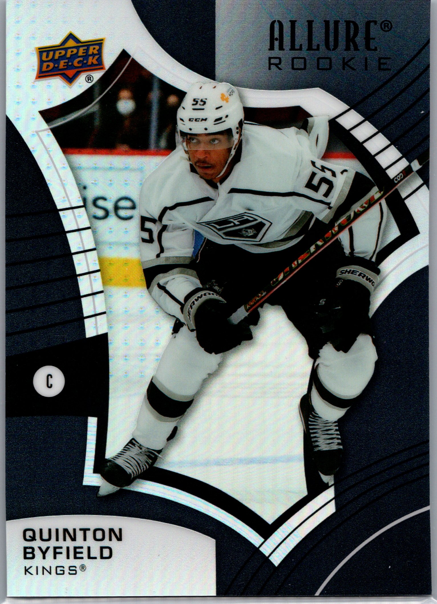 2021-22 Upper Deck Allure - Black Rainbow Quinton Byfield #150 front