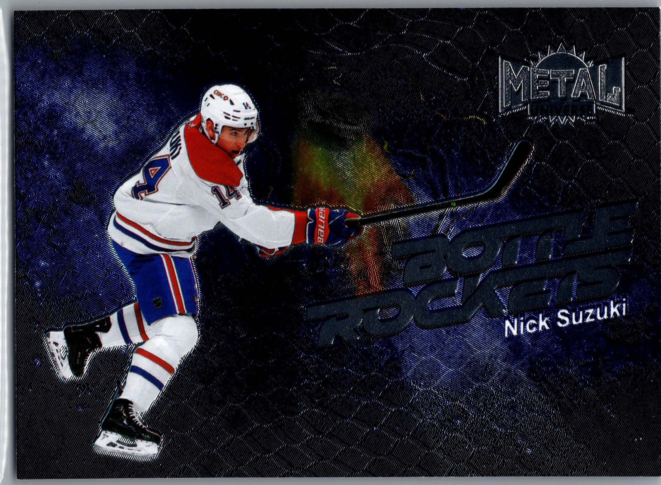 2022-23 SkyBox Metal Universe - Bottle Rockets Nick Suzuki #BR-17 front