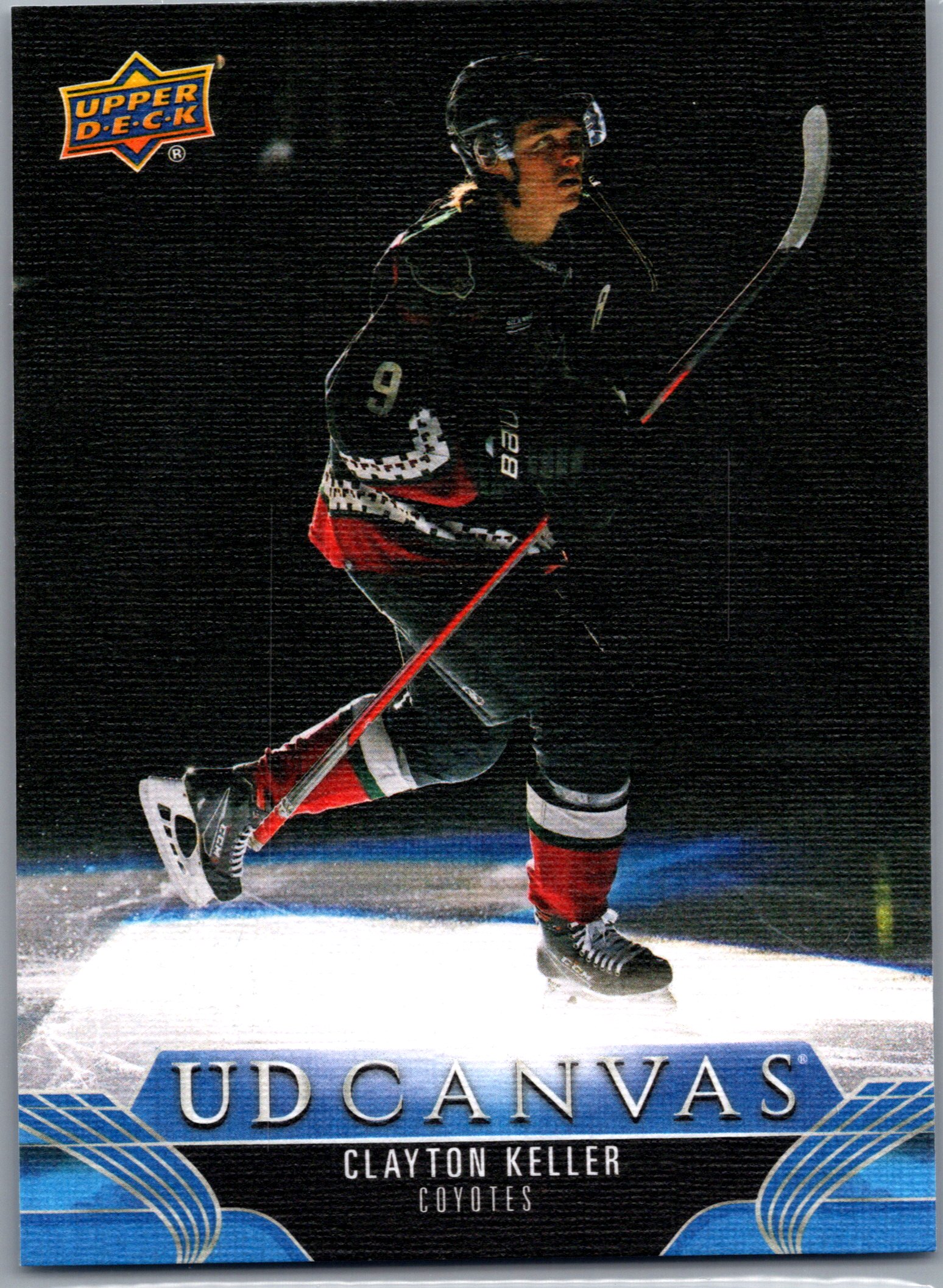 2023-24 Upper Deck - UD Canvas Clayton Keller #C4 front