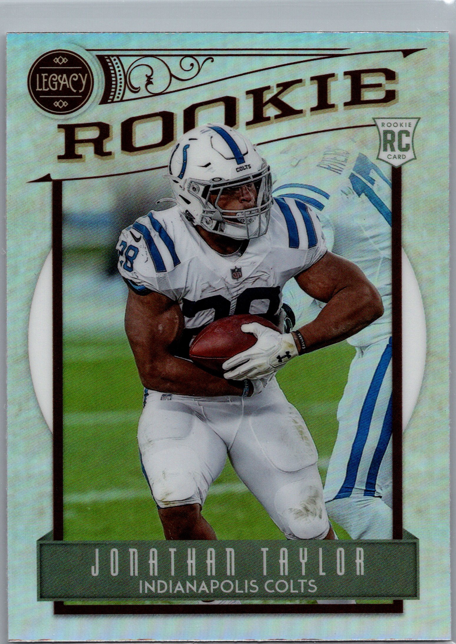 2020 Panini Chronicles - Legacy Update Rookies Silver Jonathan Taylor #207 front