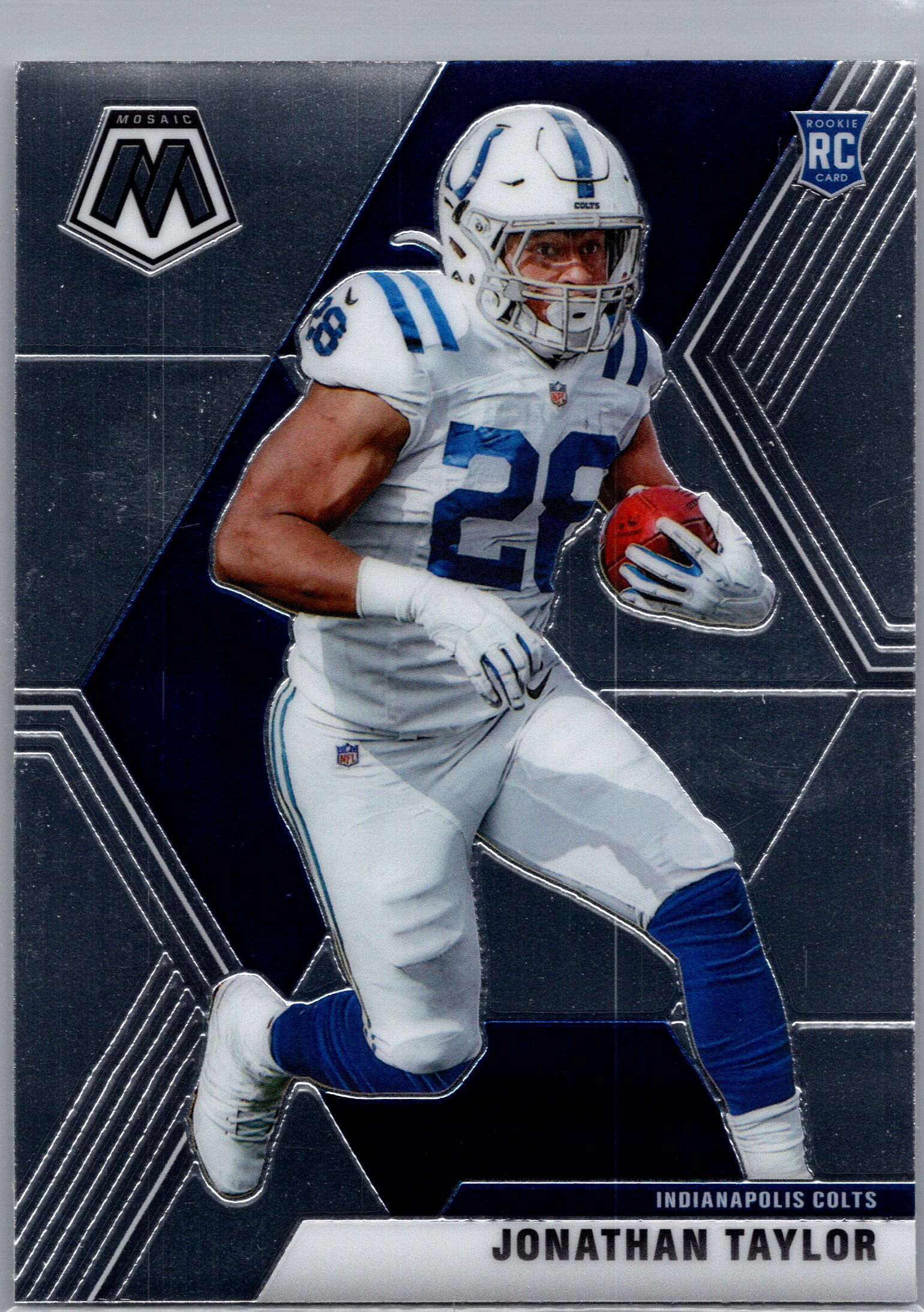 2020 Panini Mosaic Jonathan Taylor #216 RC front