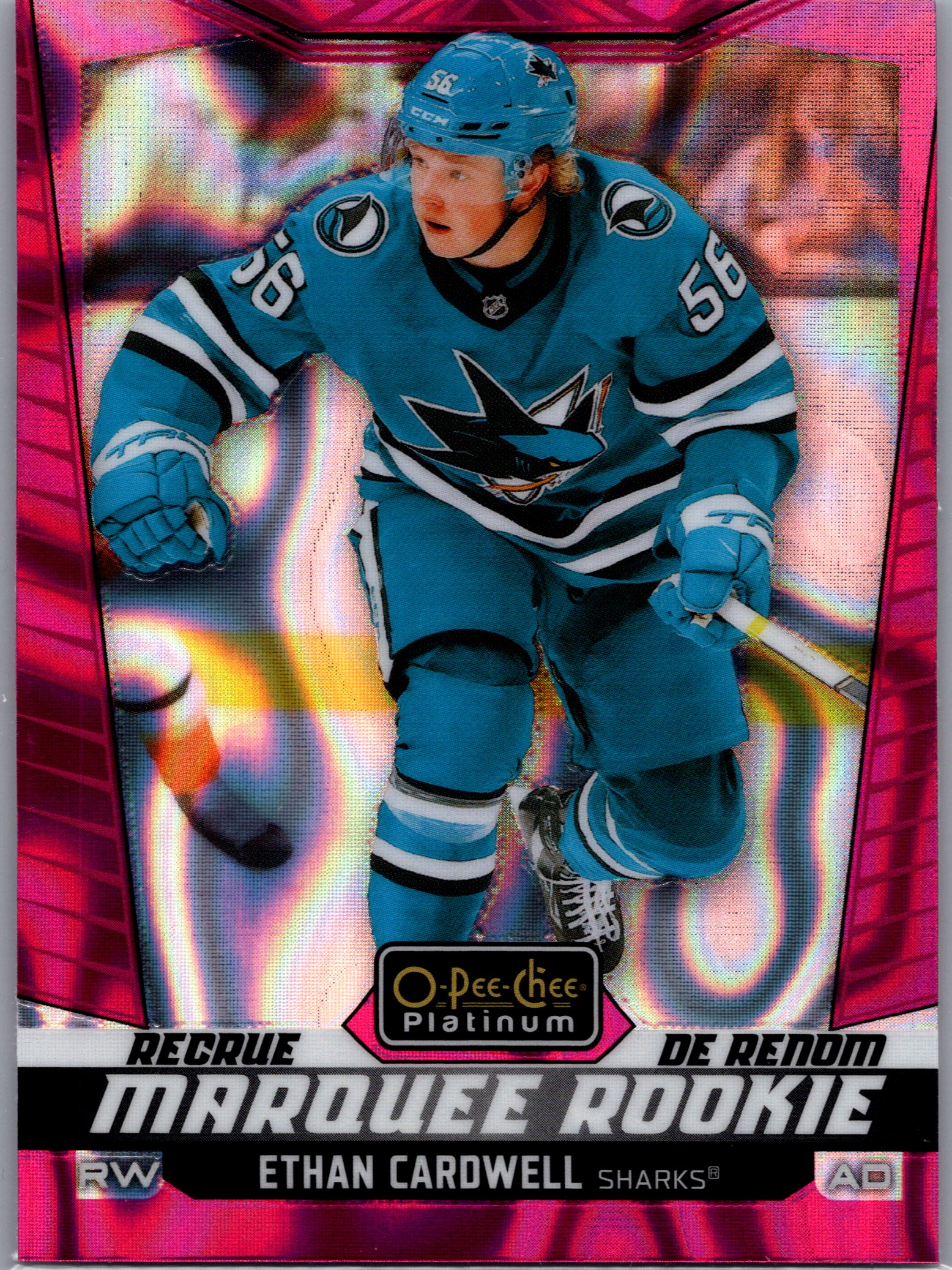 2024-25 O-Pee-Chee Platinum - Pink Magma Ethan Cardwell #294 front